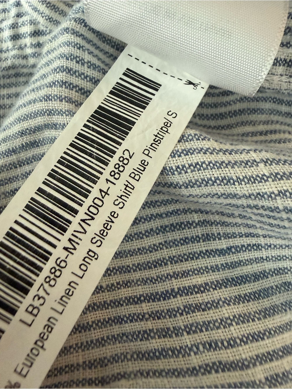 Quince 100% European Linen Striped Button Down Shirt Size S - Picture 6 of 6